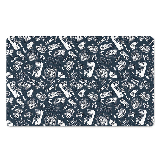 Video Game Devices Pattern Print Polyester Doormat