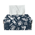 Video Game Devices Pattern Print Rectangle Tissue Box Cover