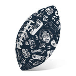 Video Game Devices Pattern Print Rugby Ball