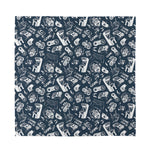 Video Game Devices Pattern Print Silk Bandana