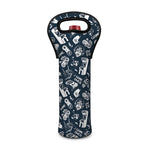 Video Game Devices Pattern Print Single Neoprene Wine Tote