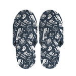 Video Game Devices Pattern Print Slippers