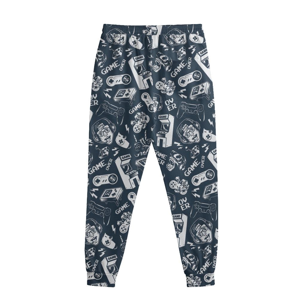 Video Game Devices Pattern Print Sweatpants