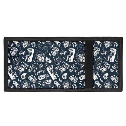 Video Game Devices Pattern Print Trifold Wallet