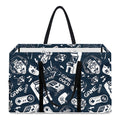 Video Game Devices Pattern Print Utility Tote Bag