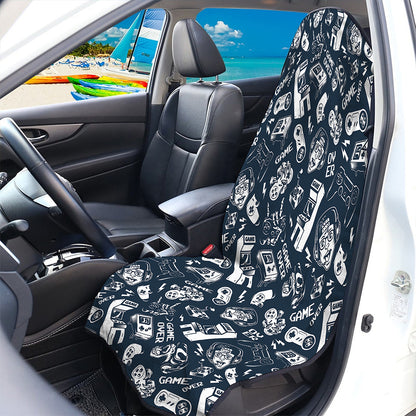 Video Game Devices Pattern Print Waterproof Car Seat Cover