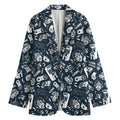Video Game Devices Pattern Print Women's Blazer