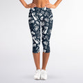 Video Game Devices Pattern Print Women's Capri Leggings