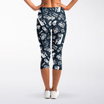Video Game Devices Pattern Print Women's Capri Leggings