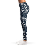 Video Game Devices Pattern Print Women's Leggings