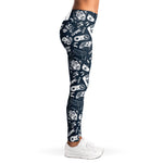 Video Game Devices Pattern Print Women's Leggings