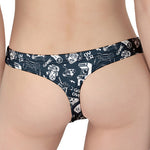 Video Game Devices Pattern Print Women's Thong