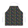 Video Game Gadgets Pattern Print Adjustable Apron