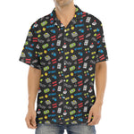 Video Game Gadgets Pattern Print Aloha Shirt