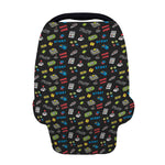 Video Game Gadgets Pattern Print Baby Seat Cover