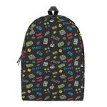 Video Game Gadgets Pattern Print Backpack