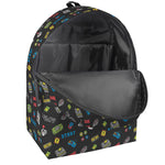Video Game Gadgets Pattern Print Backpack