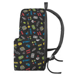 Video Game Gadgets Pattern Print Backpack