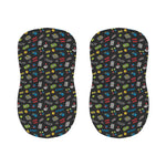 Video Game Gadgets Pattern Print Bar Stool Covers