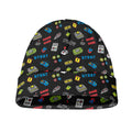 Video Game Gadgets Pattern Print Beanie