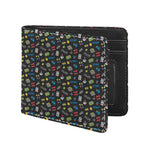 Video Game Gadgets Pattern Print Bifold Wallet