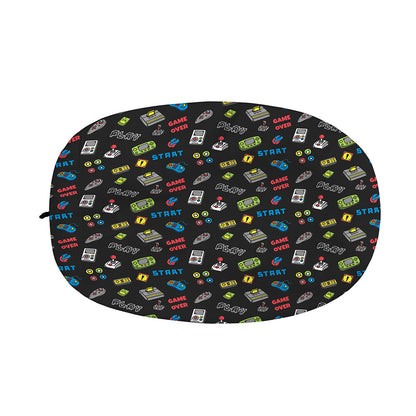 Video Game Gadgets Pattern Print Car Side Mirror Covers