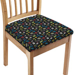 Video Game Gadgets Pattern Print Chair Cushion Cover
