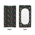 Video Game Gadgets Pattern Print Changing Pad Cover