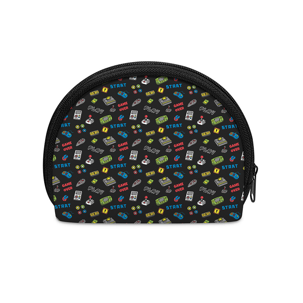 Video Game Gadgets Pattern Print Coin Purse
