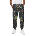 Video Game Gadgets Pattern Print Cotton Sweatpants