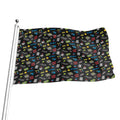 Video Game Gadgets Pattern Print Flag