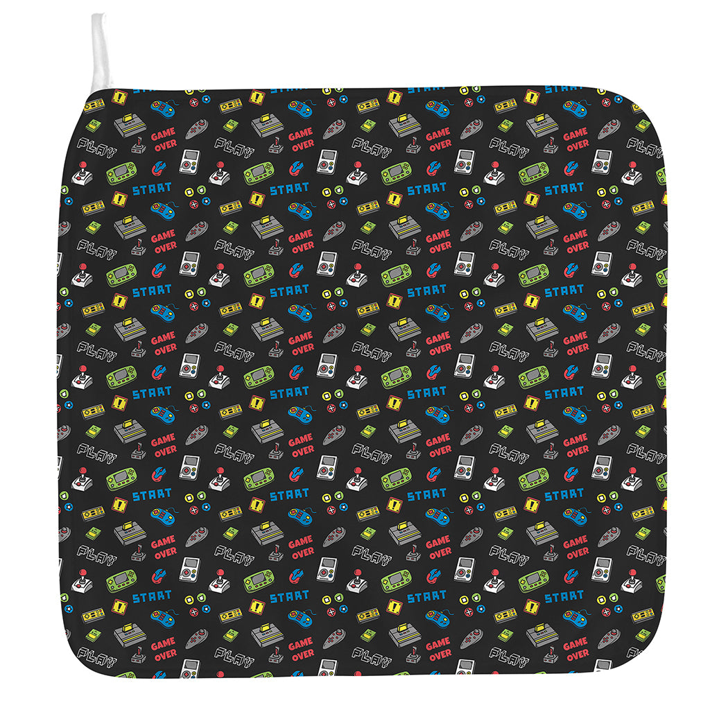 Video Game Gadgets Pattern Print Hand Towel