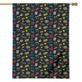 Video Game Gadgets Pattern Print House Flag