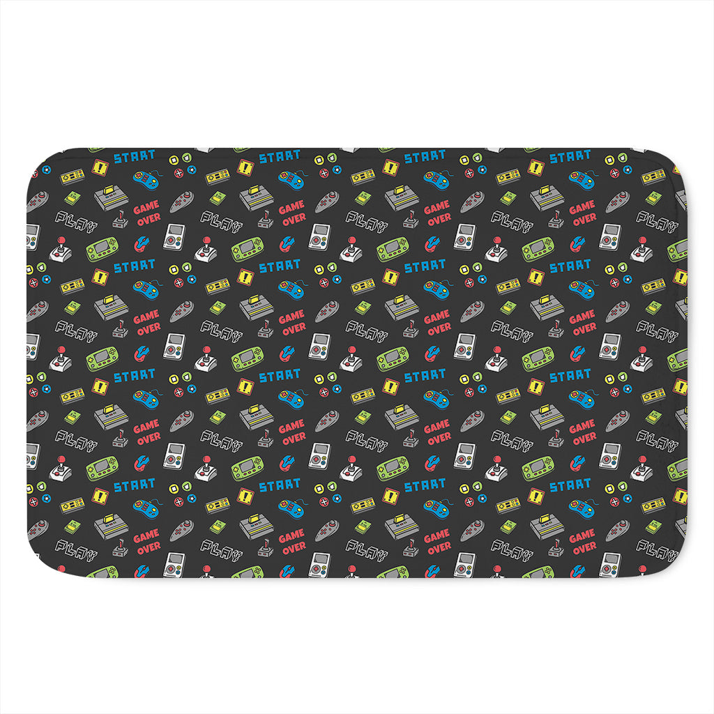 Video Game Gadgets Pattern Print Indoor Door Mat