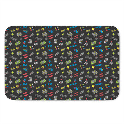 Video Game Gadgets Pattern Print Indoor Door Mat
