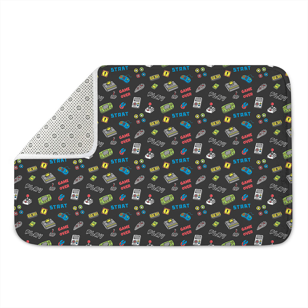 Video Game Gadgets Pattern Print Indoor Door Mat