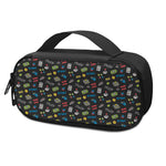 Video Game Gadgets Pattern Print Insulin Cooler Travel Case