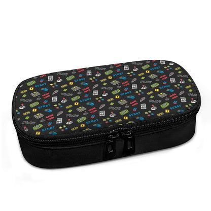 Video Game Gadgets Pattern Print Insulin Cooler Travel Case