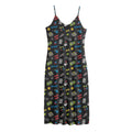 Video Game Gadgets Pattern Print Jersey Midi Cami Dress