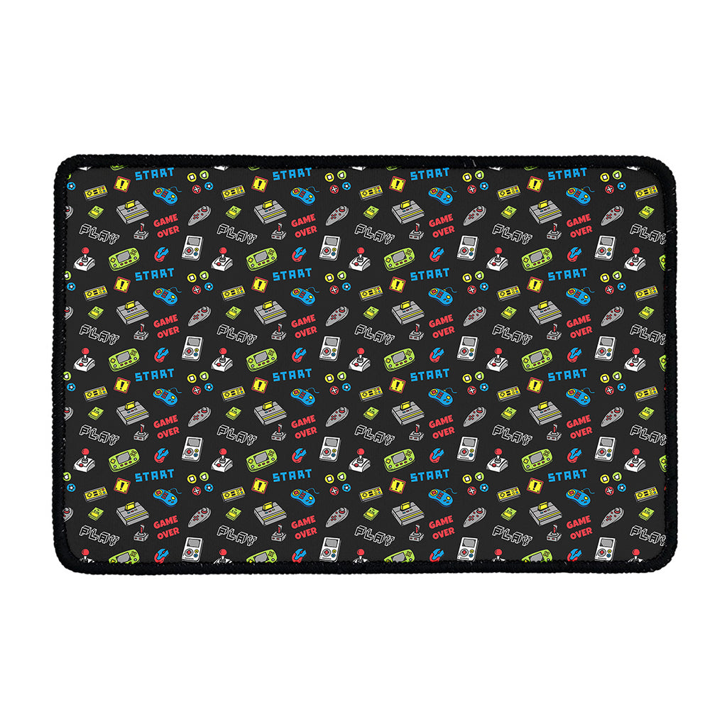 Video Game Gadgets Pattern Print Kitchen Mat