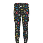Video Game Gadgets Pattern Print Men's leggings