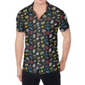 Video Game Gadgets Pattern Print Men's Shirt