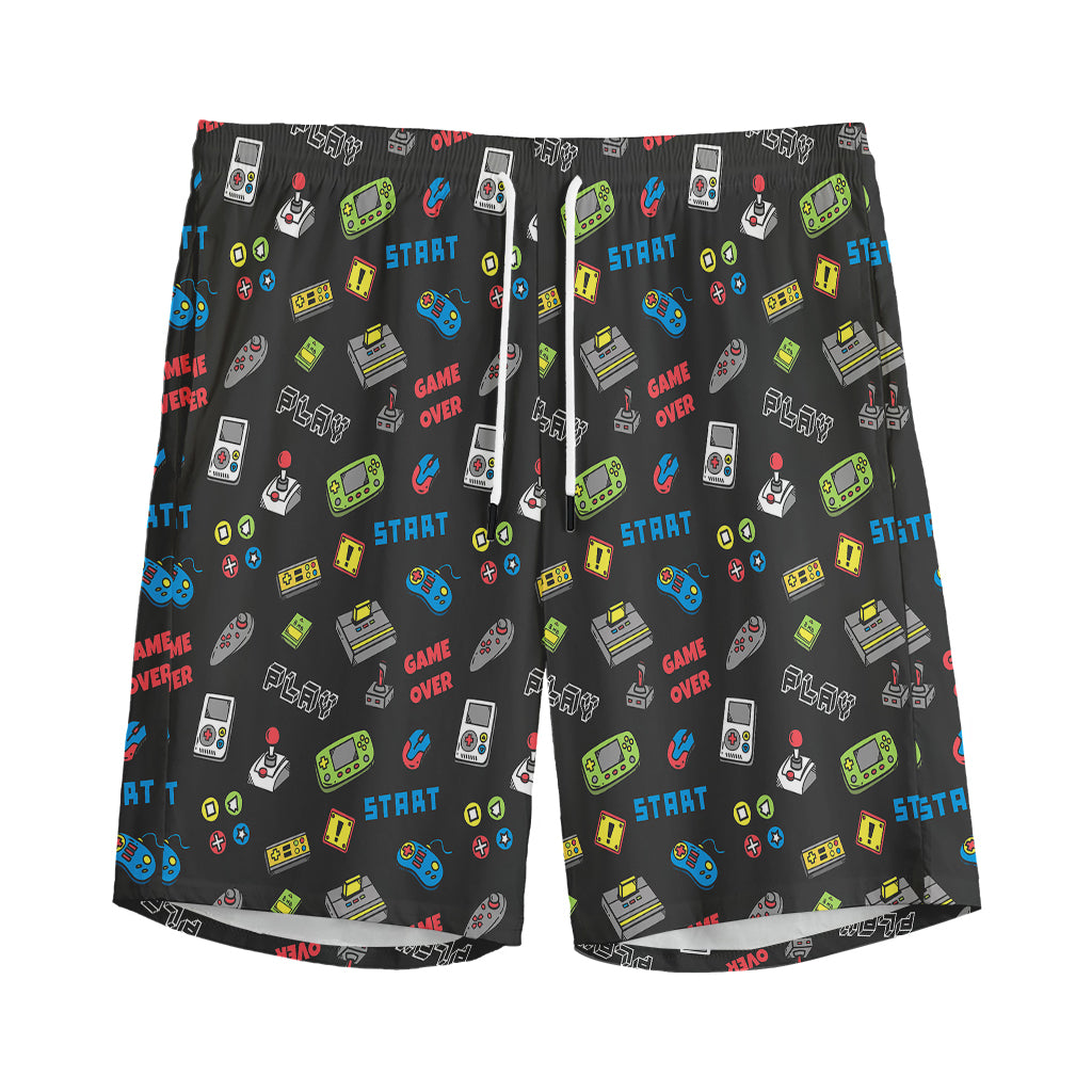 Video Game Gadgets Pattern Print Men's Sports Shorts