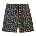 Video Game Gadgets Pattern Print Men's Swim Trunks