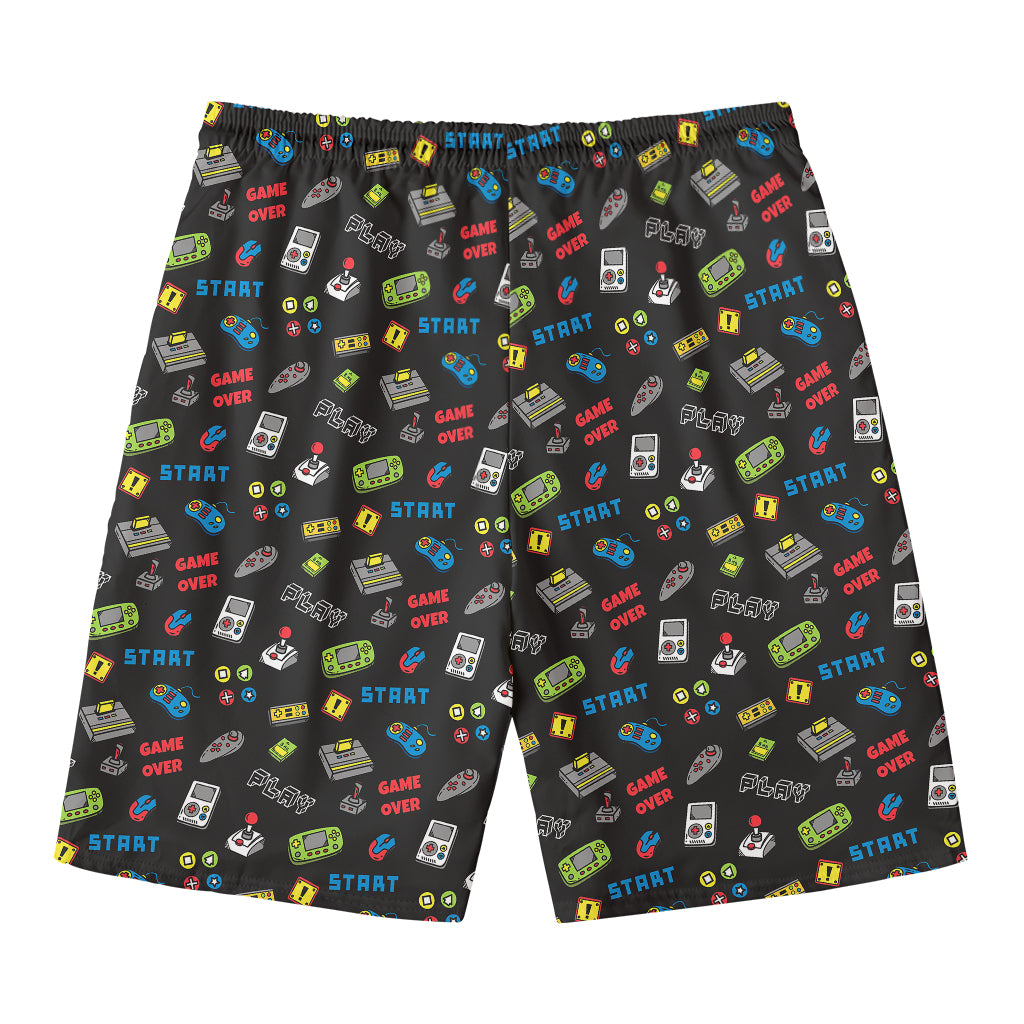 Video Game Gadgets Pattern Print Men's Swim Trunks