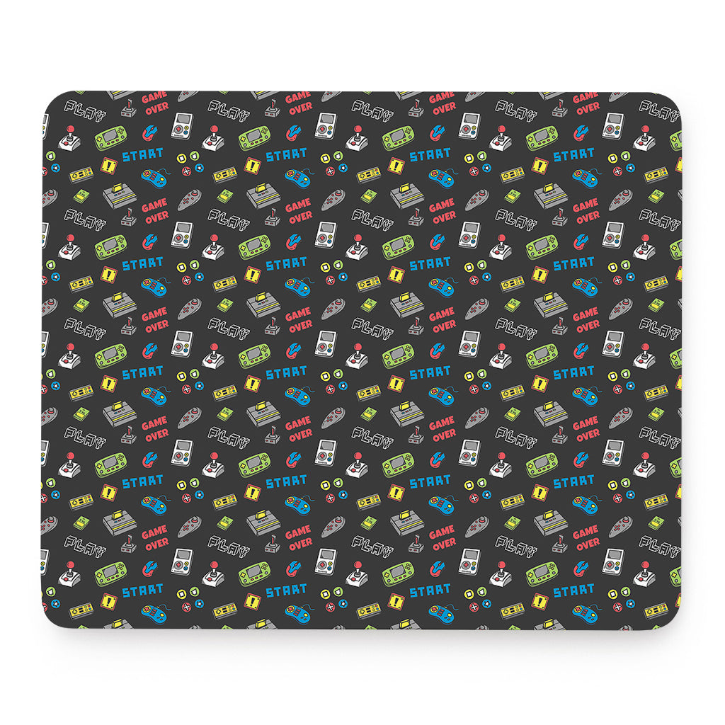 Video Game Gadgets Pattern Print Mouse Pad