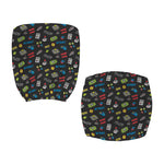 Video Game Gadgets Pattern Print Office Chair Cover