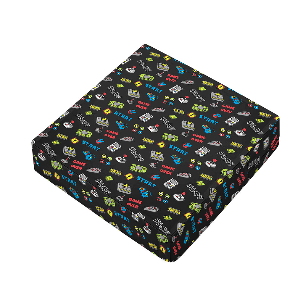 Video Game Gadgets Pattern Print Outdoor Seat Cushion Cover