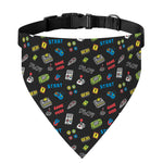 Video Game Gadgets Pattern Print Over The Collar Dog Bandana