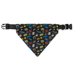 Video Game Gadgets Pattern Print Over The Collar Dog Bandana